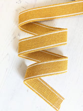 Load image into Gallery viewer, Strapping mustard with stripe - 30mm