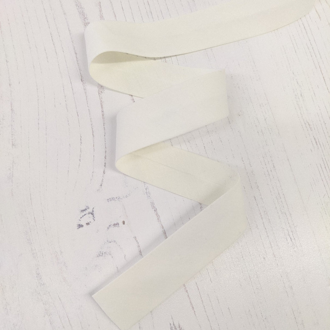 Bias Binding 25mm - off-white