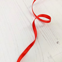 Load image into Gallery viewer, Red Satin Ribbon - 8mm