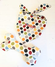 Load image into Gallery viewer, Dog Bandana and Toy Bone Pattern