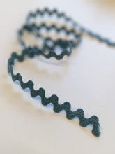 Load image into Gallery viewer, Teal Ric Rac - 9mm
