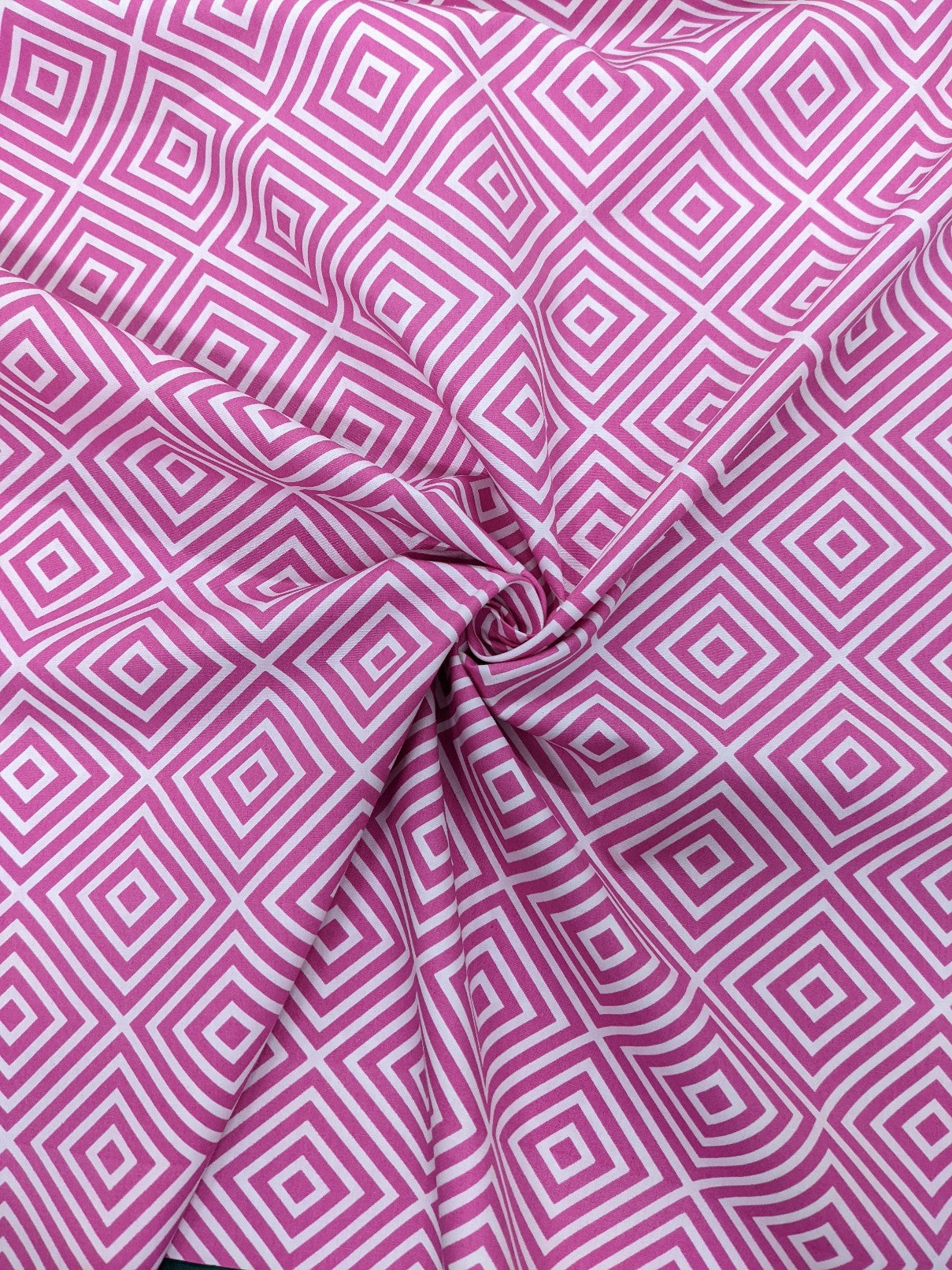 Pink hot sale geometric fabric
