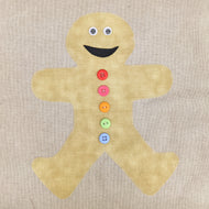 Gingerbread Large Template PDF Digital Download