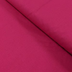 Plain Hot Pink Wide Cotton Fabric - 1/2 mtr