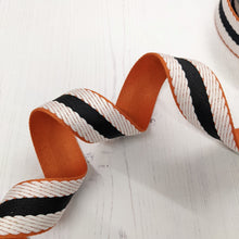 Load image into Gallery viewer, Strapping orange and black stripe - 40mm