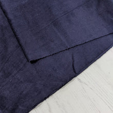 Load image into Gallery viewer, Navy velvet fabric - 1/2 mtr