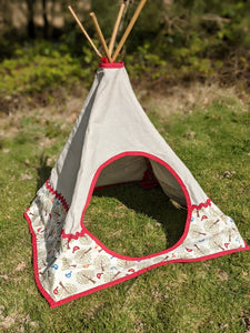 Teepee Pattern (two sizes cat/child)