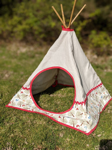 Teepee Pattern (two sizes cat/child)