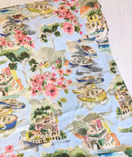 Load image into Gallery viewer, Pretty Venice Scenery Viscose Fabric - 1/2 mtr