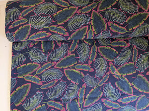 Palm Leaves Viscose Fabric - 1/2 mtr
