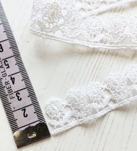 White Flower Lace Trim