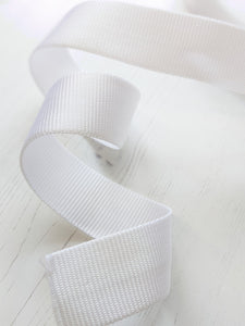 Strapping White Nylon - 38mm - used for Oil Cloth Tote Bag
