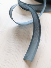 Load image into Gallery viewer, Bias Binding 25mm - grey/blue