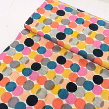 Load image into Gallery viewer, Colourful spots fabric - 1/2 mtr