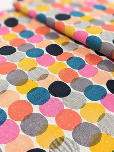 Colourful spots fabric - 1/2 mtr