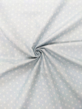 Load image into Gallery viewer, Mint crosses cotton fabric - 1/2 mtr