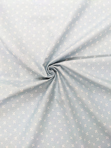 Mint crosses cotton fabric - 1/2 mtr