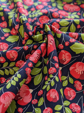 Load image into Gallery viewer, Red poppies fabric 100% cotton fabric - 1/2 mtr