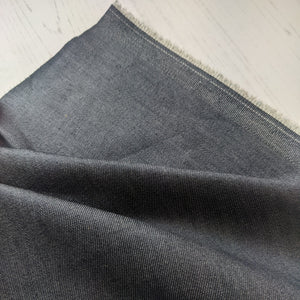 Denim fabric black and grey - 1/2mtr