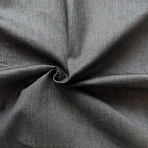 Denim fabric black and grey - 1/2mtr