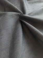 Load image into Gallery viewer, Denim fabric black and grey - 1/2mtr