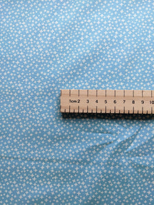 Mint criss cross 100% cotton fabric - 1/2 mtr