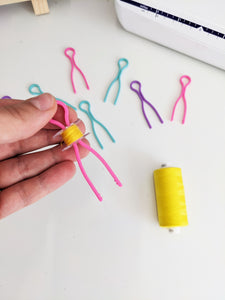 Bobbin & thread organisers - set of 6