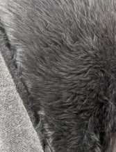 Load image into Gallery viewer, Grey fur fabric -1/2 metre