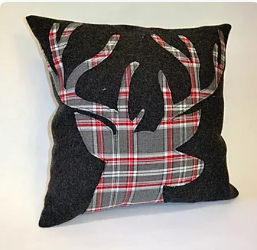 Christmas Stag Cushion Pattern