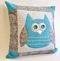 Applique cushion sewing pattern