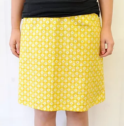 A line skirt sewing pattern