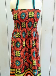 Adult Shirred Summer Dress