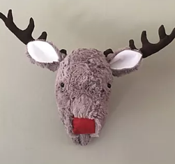 Hanging Reindeer Head Pattern