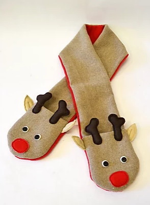 Reindeer Mitten Scarf Pattern SALE