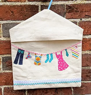 Applique Peg Bag pattern