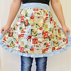 Betty half pinny apron pattern