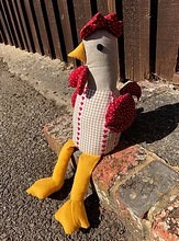 Load image into Gallery viewer, Chicken doorstop pattern