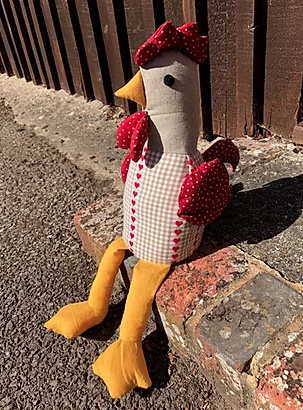 Chicken doorstop pattern
