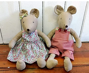 Outfits for Harriet & Henry Mice and Teddy Pattern