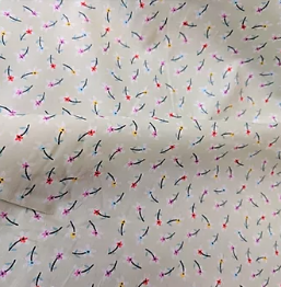 Tiny green floral - 1/2 mtr