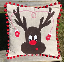 Load image into Gallery viewer, Christmas Reindeer Cushion Kit