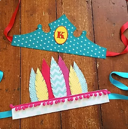 Crown / Feather Headdress Pattern