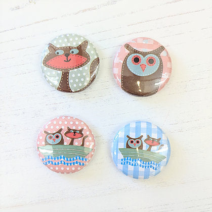 Badges - set of four