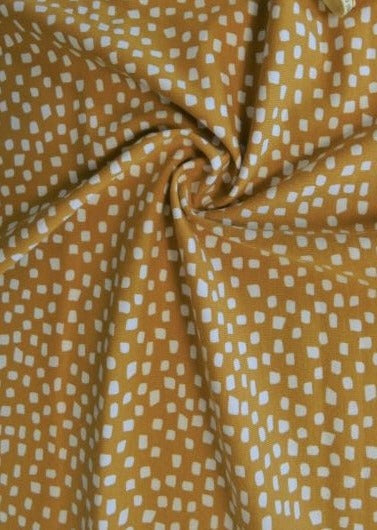 Mustard Organic Cotton Jersey - 1/2m