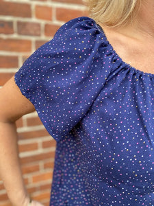 gathered hem top sewing pattern
