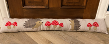 Load image into Gallery viewer, Cute Hedgehog Draught Excluder Kit (applique fabrics may vary)