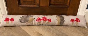 Cute Hedgehog Draught Excluder Kit (applique fabrics may vary)