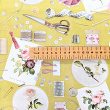 Load image into Gallery viewer, Olive - lets craft heavyweight cotton fabric - 1/2mtr