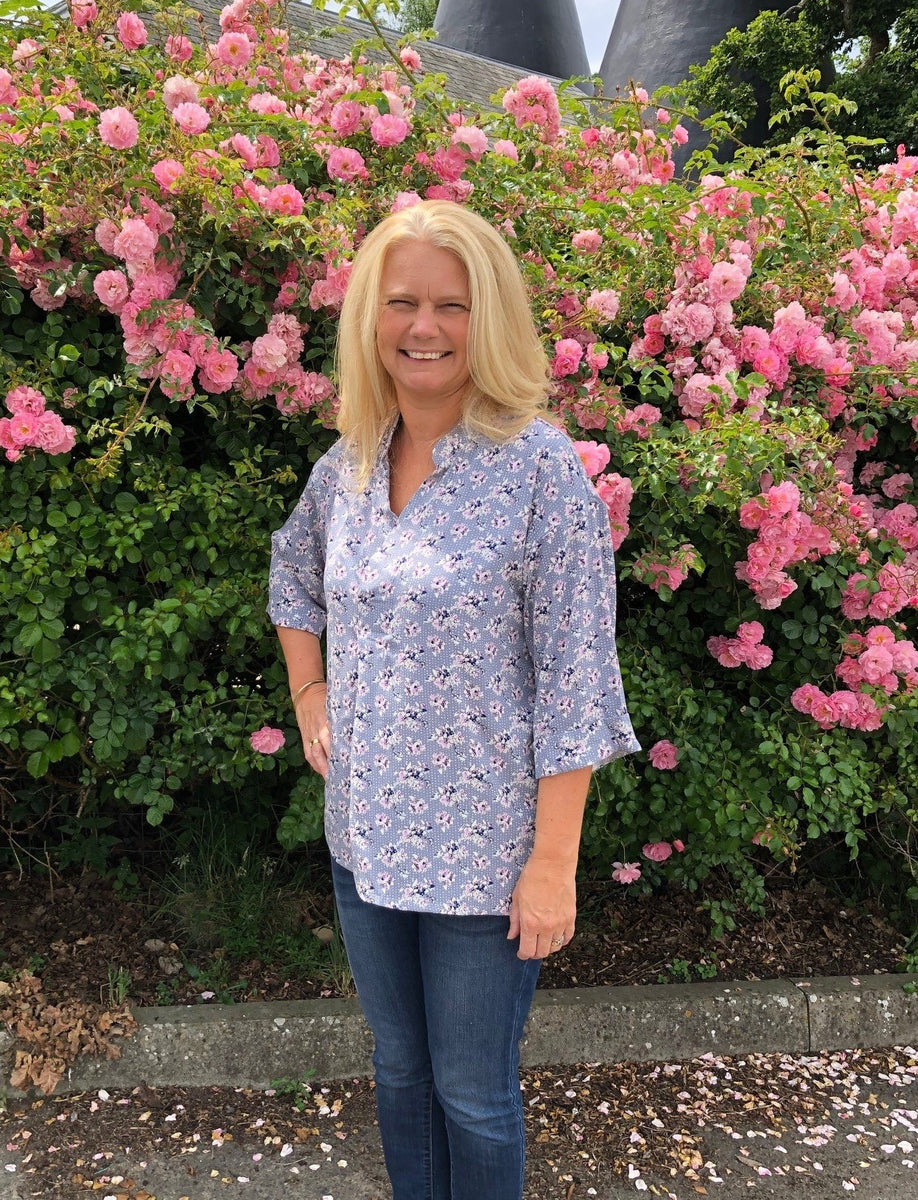 Lexi Top Pattern (sizes 10-28) – owl and sewing cat
