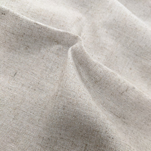 Taupe linen woven fabric